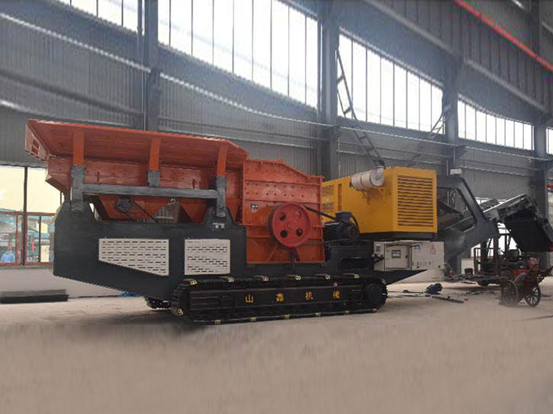 移動式石料破碎站 移動式石料破碎站